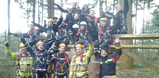 Climbing forest receives volunteer fire department